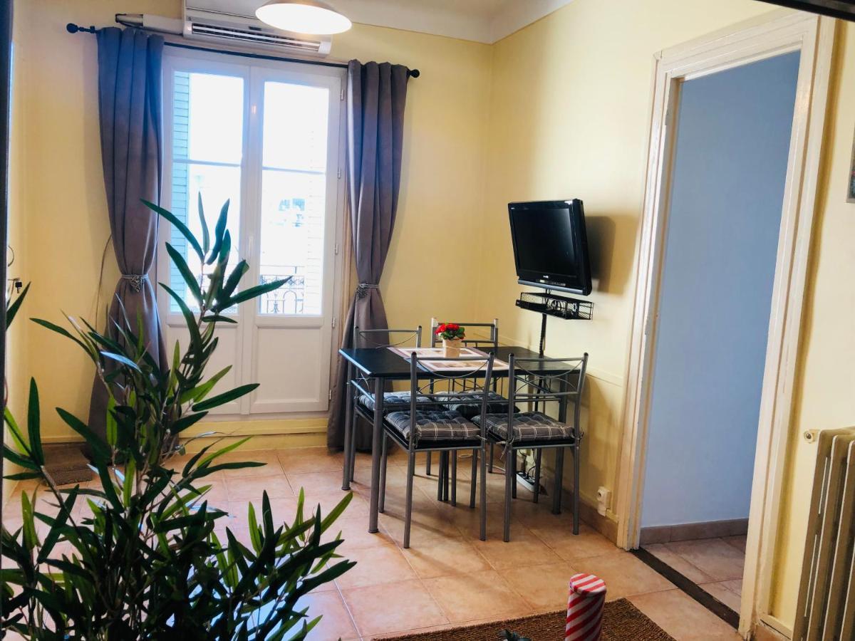 "Studio Ensoleille A Deux Pas Des Plages Avec Sa Grande Terrasse Privee !" นีซ ภายนอก รูปภาพ